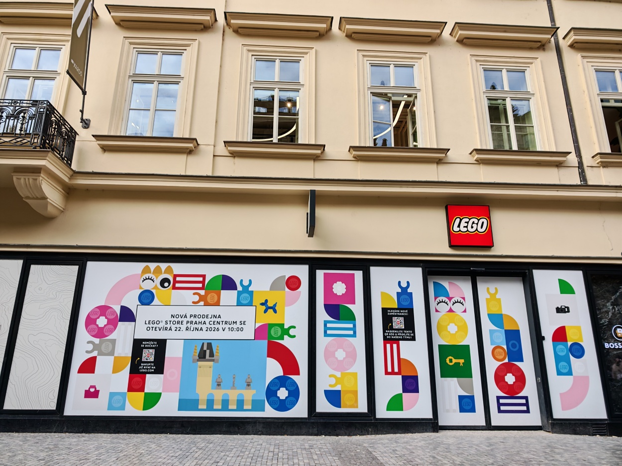 LEGO otevírá na Příkopech. Do nového obchodu se vejde kus pražské fantazie